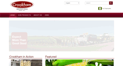 Desktop Screenshot of crookham.com
